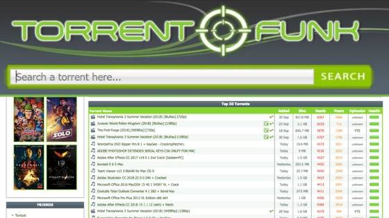 TorrentFunk Proxy unblock mirror proxies list and torrentfunk Alternatives